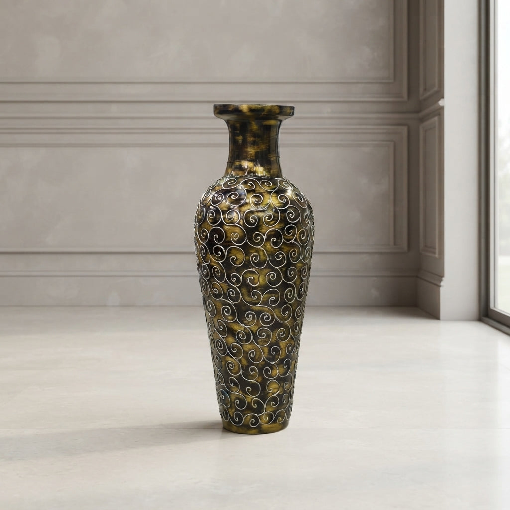Fiber Resin Shield – Premium Unbreakable Decorative Vase