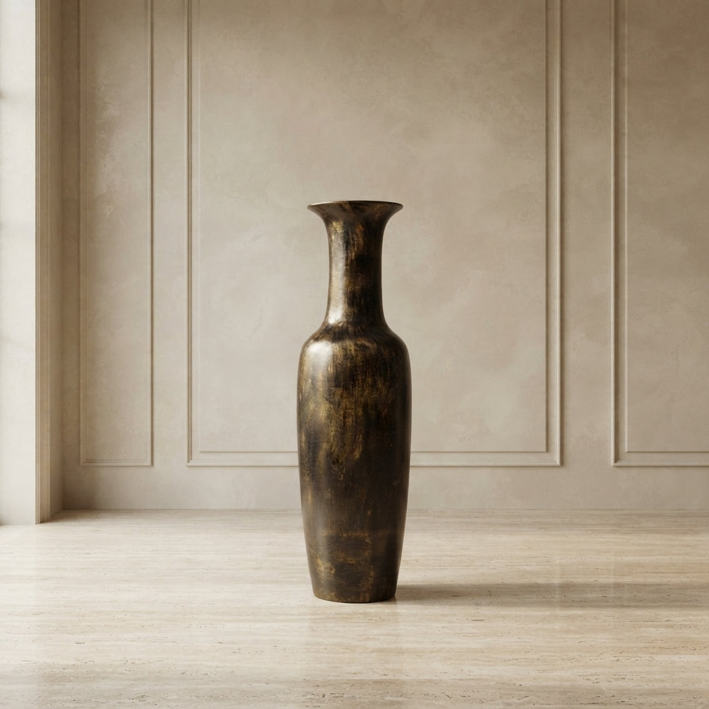 Fiber Resin Grandeur – Tall Decorative Vase