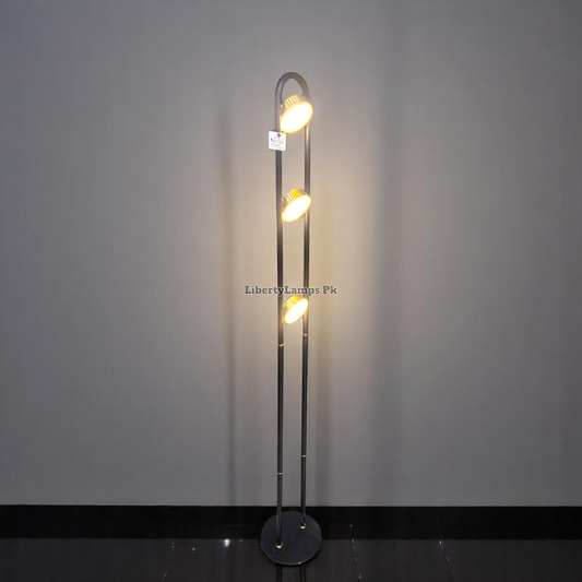 💡 3-LED Floor Lamp – Sleek & Stylish (Single) 💡