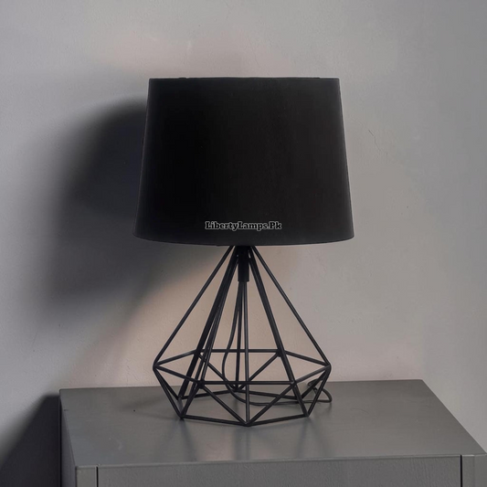 Diamond Glow™ – Metal Diamond Shape Lamp Pair