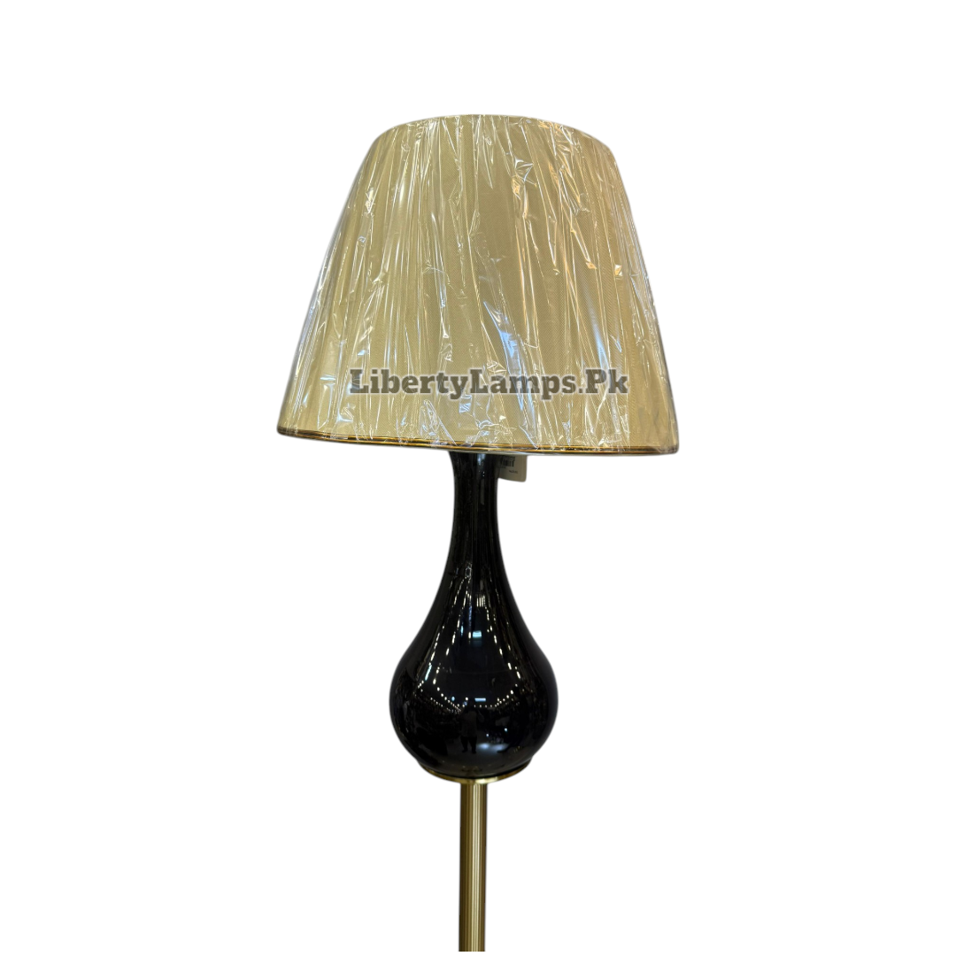 💡 Black Glass Floor Lamp (Single) 💡