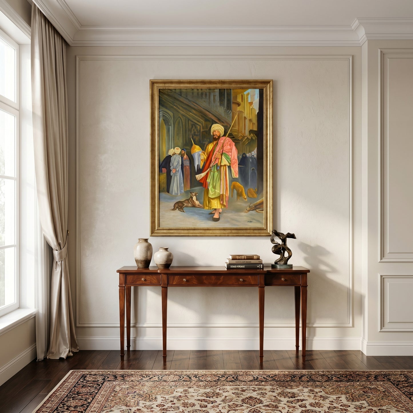 Cultural Horizons™ – Landscape Cultural Handmade Oil Painting on Canvas