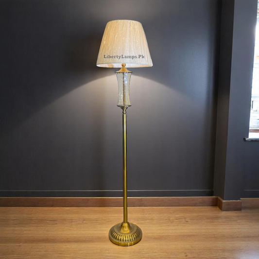 💡 Elegant Glass Floor Lamp – Timeless Clarity (Single) 💡
