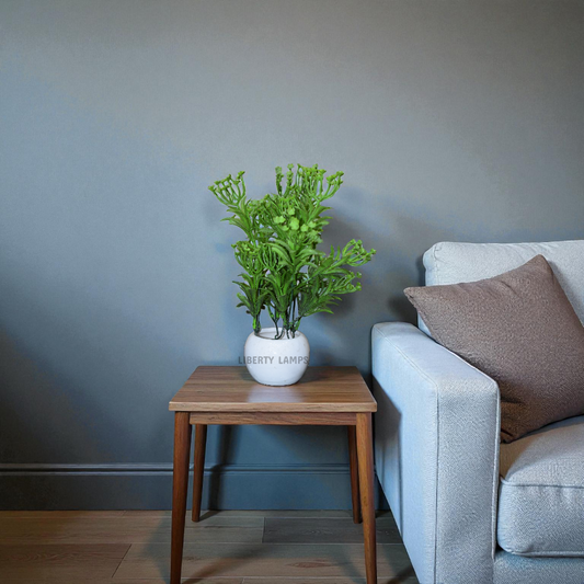 Verdant Charm Small Green Pot (Single)