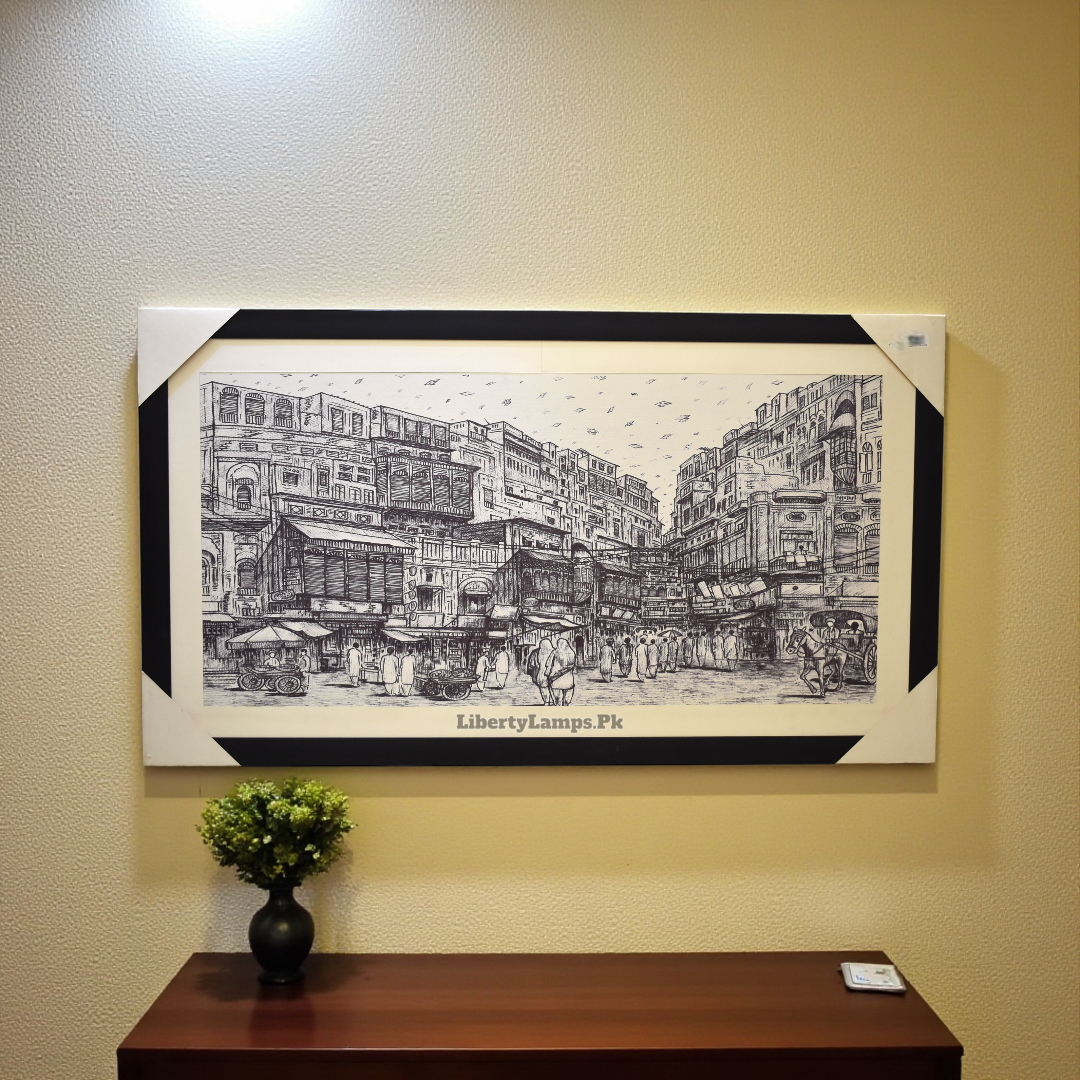 Pencil Sketch on Canvas (Single)