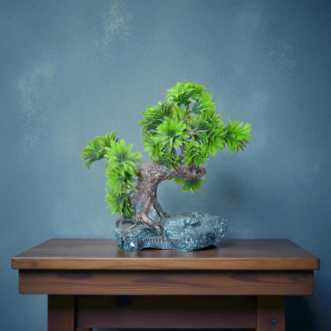 Emerald Serenity – Artificial Bonsai Plant (Single)