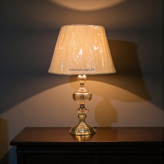 Royal Gleam – Crystal Table Lamp (Pair)