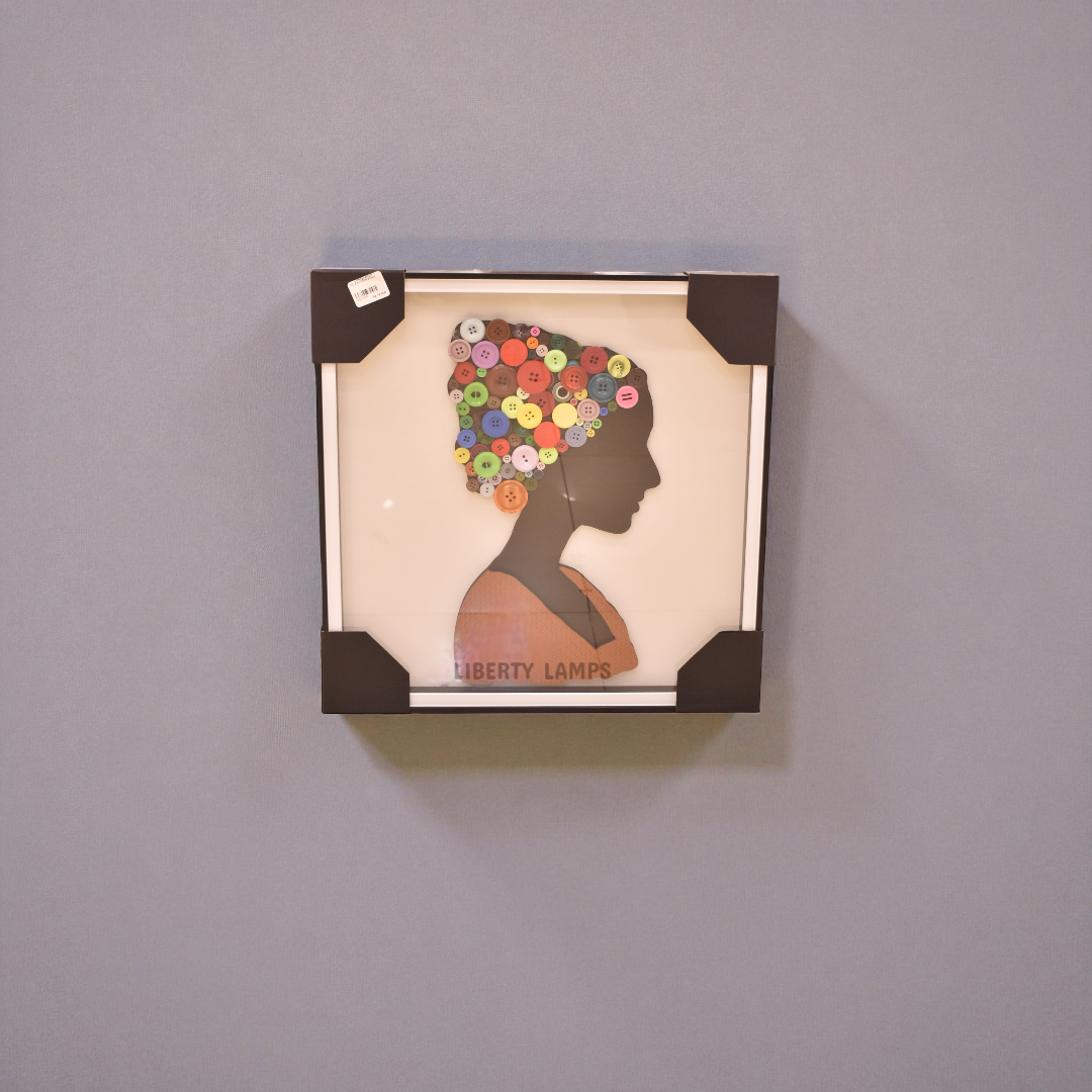 Golden Drift – 3D Framed Wall Painting (Single)