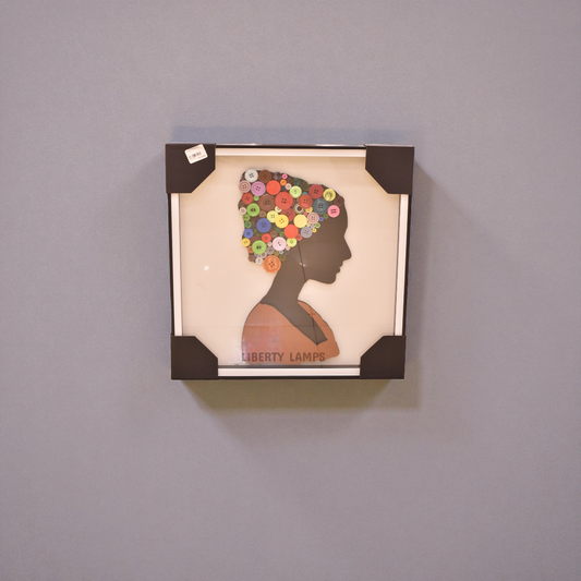 Golden Drift – 3D Framed Wall Painting (Single)