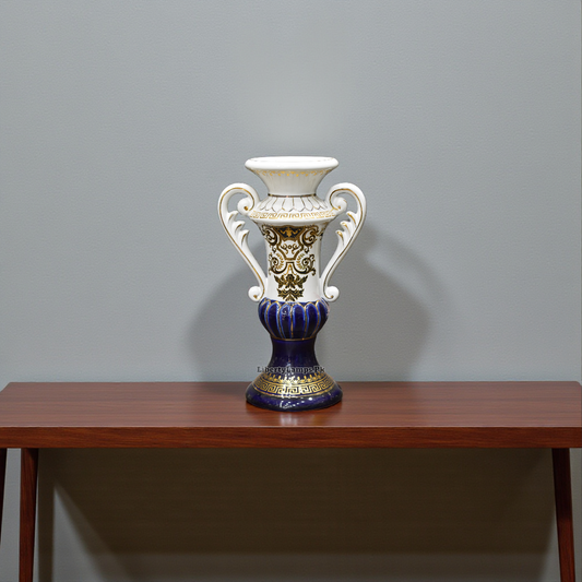 Porcelain Elegance Decorative Vase (Single)