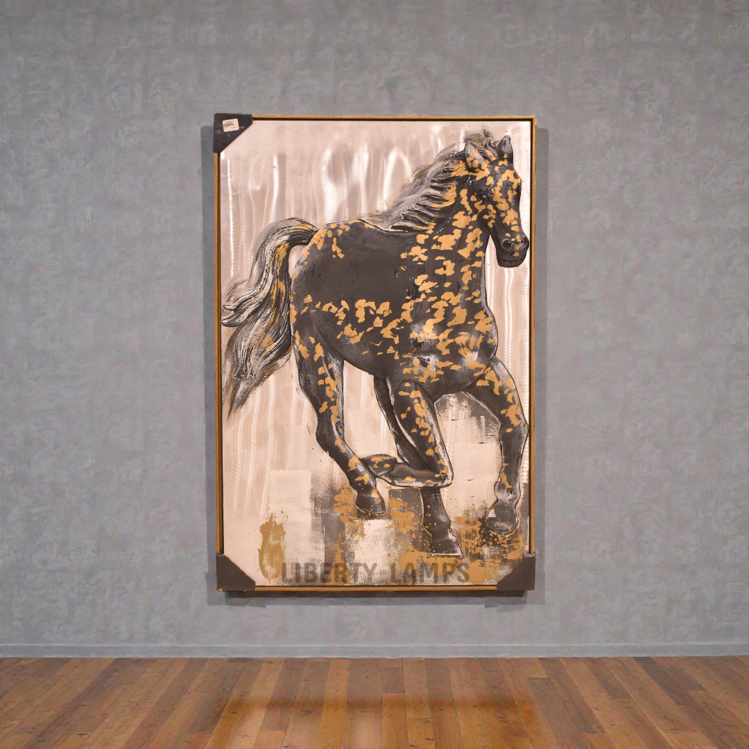 Majestic Stallion 3D Horse Painting (Single)