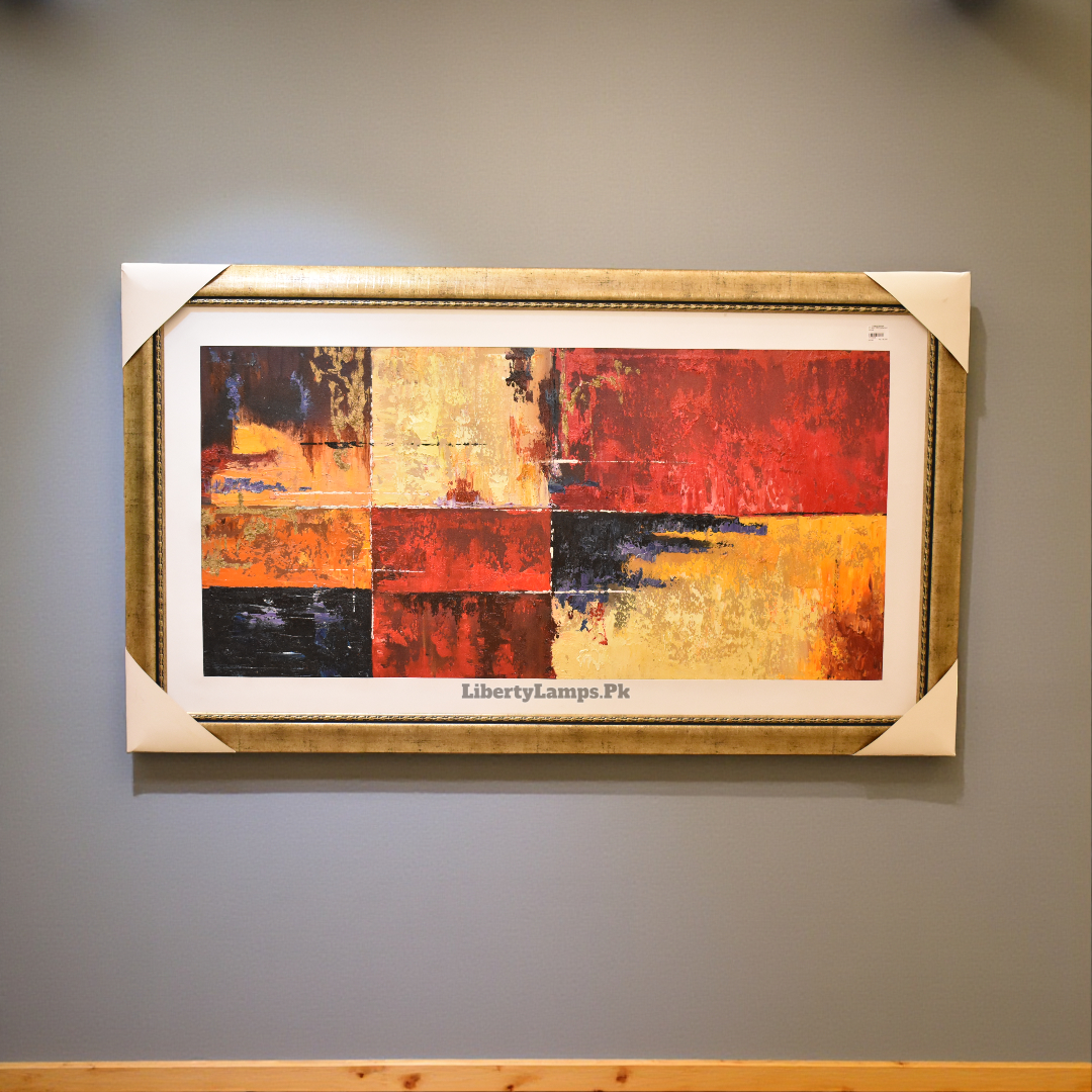 Color Symphony – Abstract Oil Painting on Canvas (Single)