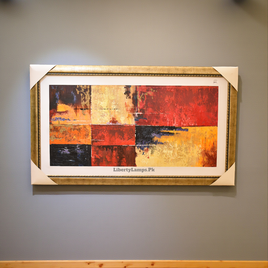 Color Symphony – Abstract Oil Painting on Canvas (Single)