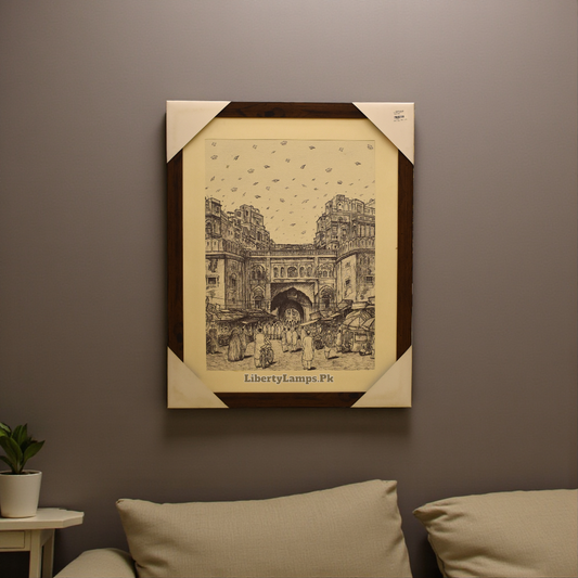 Old Lahore Pencil Sketch (Single)