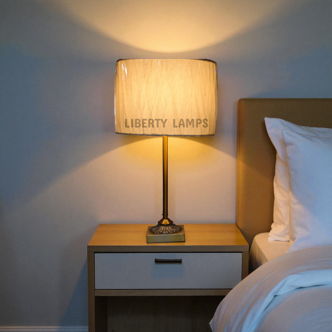 Radiant Beam Metal Rod Table Lamp (Pair)