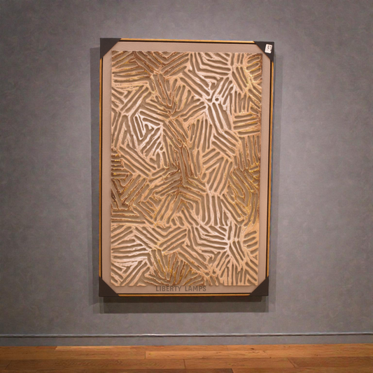 Azure Motion 3D Abstract Canvas (Single)