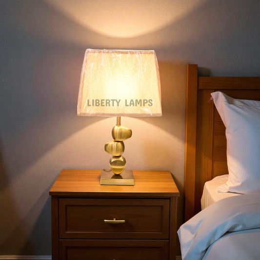 Regal Shine Metal Table Lamp (Pair)