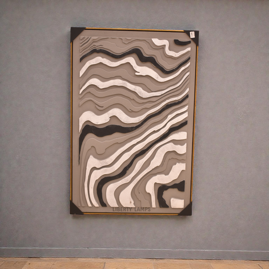 Mystic Depths 3D Modern Abstract Painting (Single)