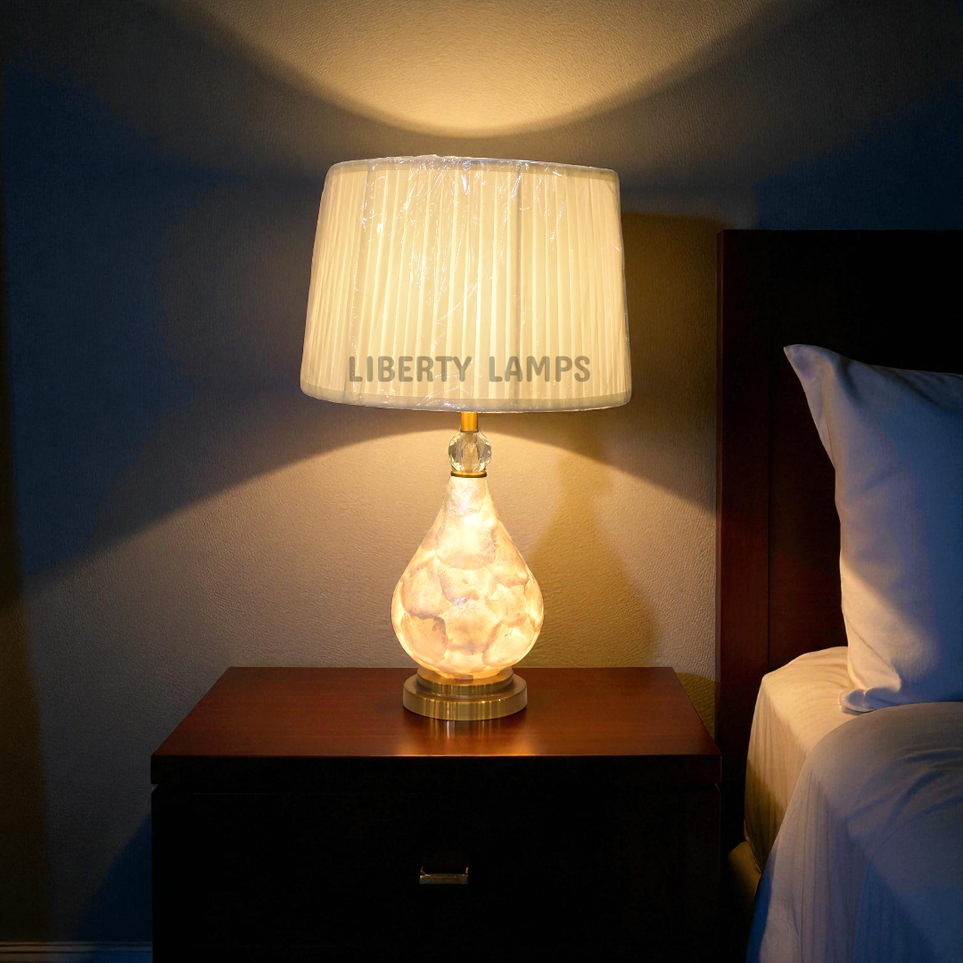 ✨ Mother Pearl Radiance Table Lamp (Pair) ✨