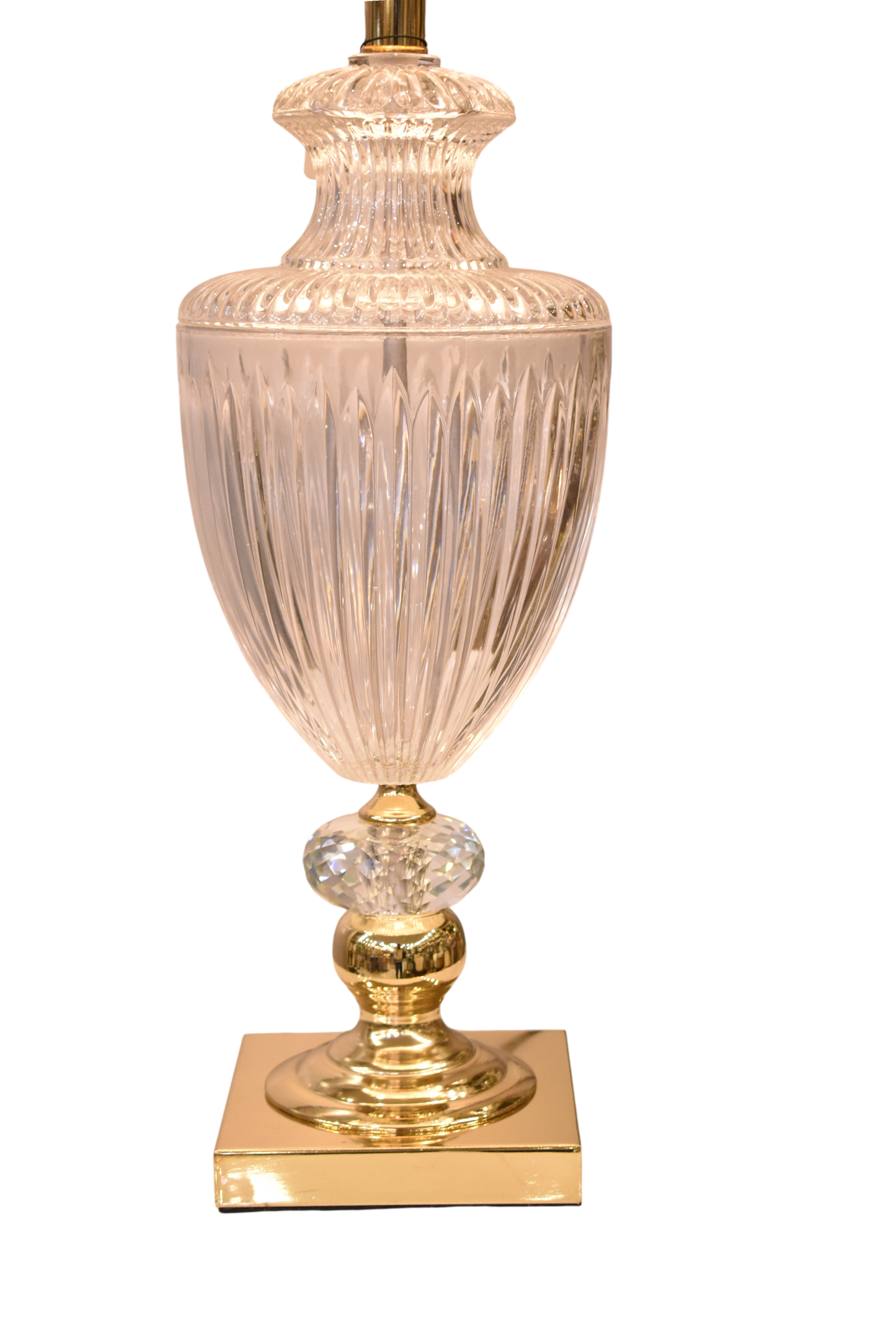 Crystal Aura Glass Table Lamp (Pair)