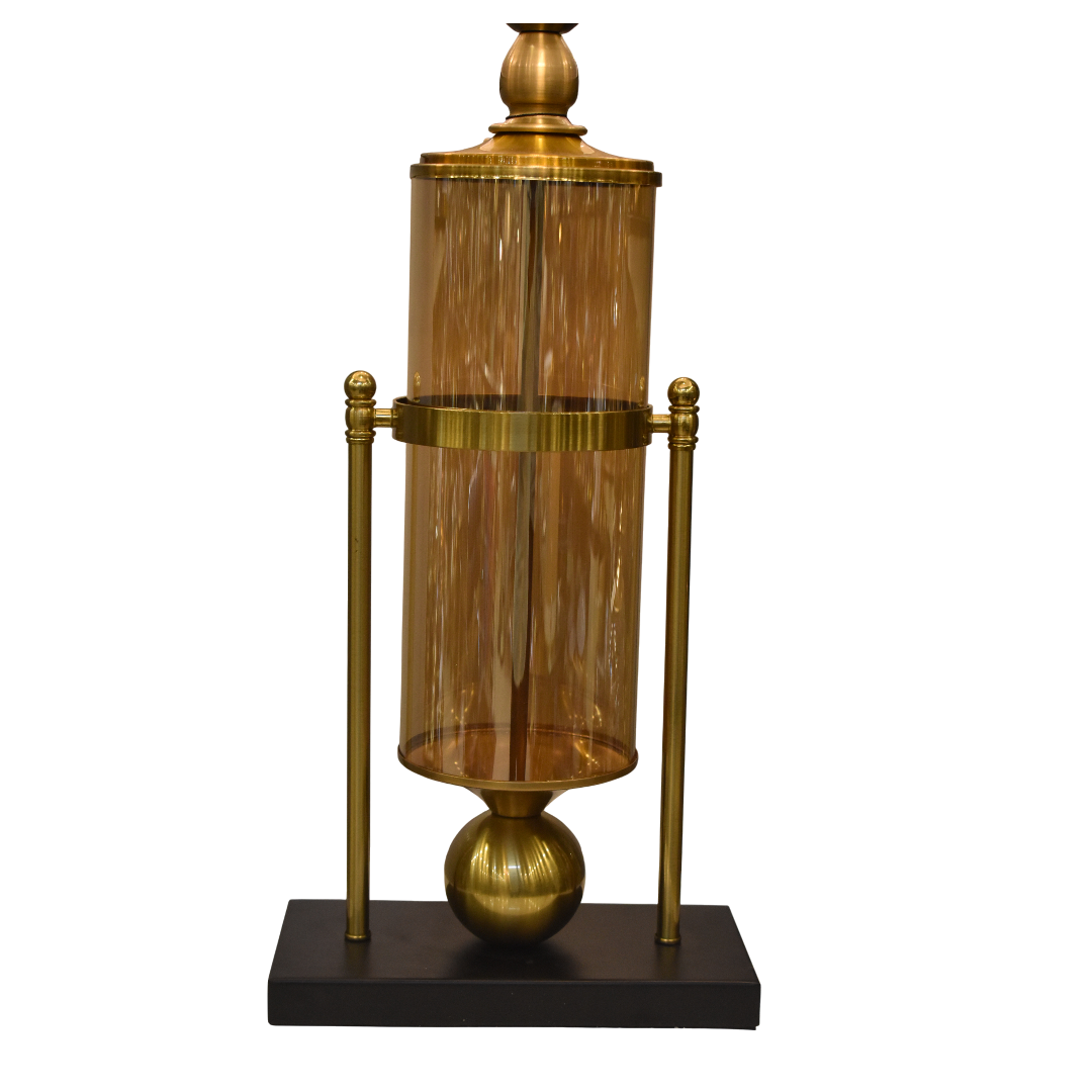 Aurora Glass & Metal Table Lamp (Pair)