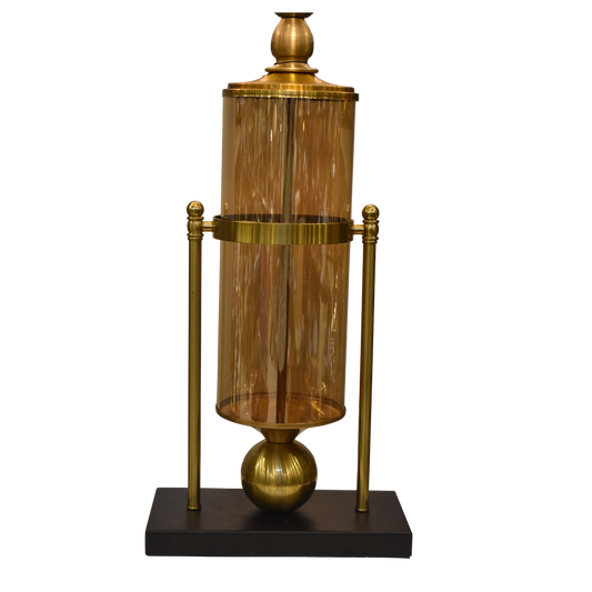 Aurora Glass & Metal Table Lamp (Pair)