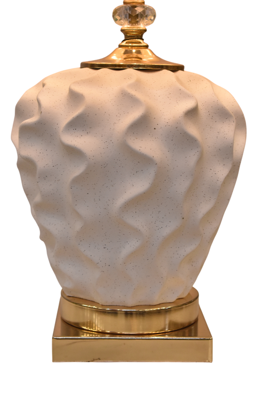 Terracotta Amber Craft Table Lamp (Pair)