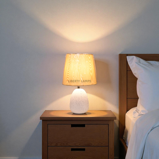 Terracotta Glow Artisan Table Lamp (Pair)