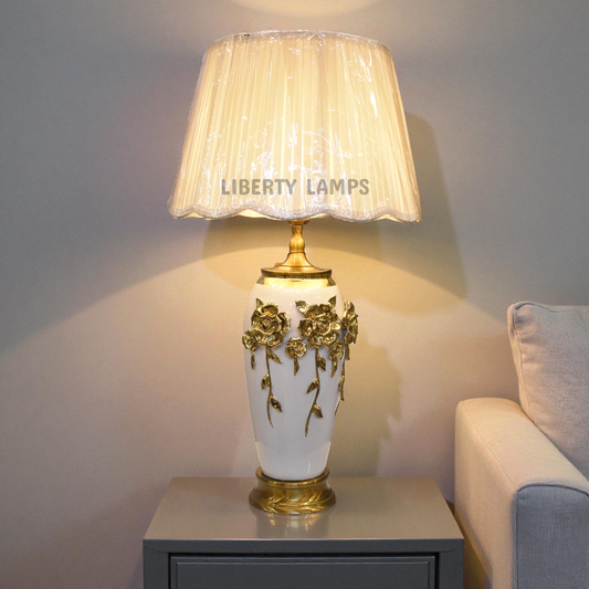 ✨ Porcelain Majesty Glow Table Lamp (Pair) ✨