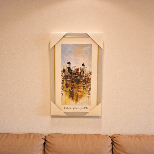 Old City Charm Oil Painting on Canvas (Single)