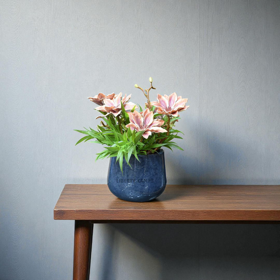 Blossom Aura – Fancy Flower Pot (Single)