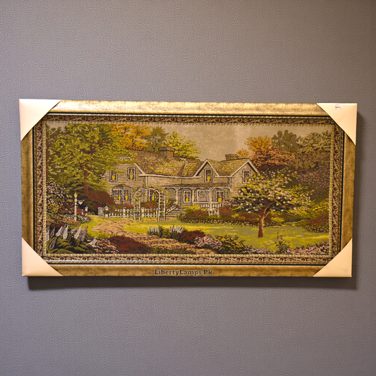 Serene Valley – Landscape Oil Painting on Canvas (Single)