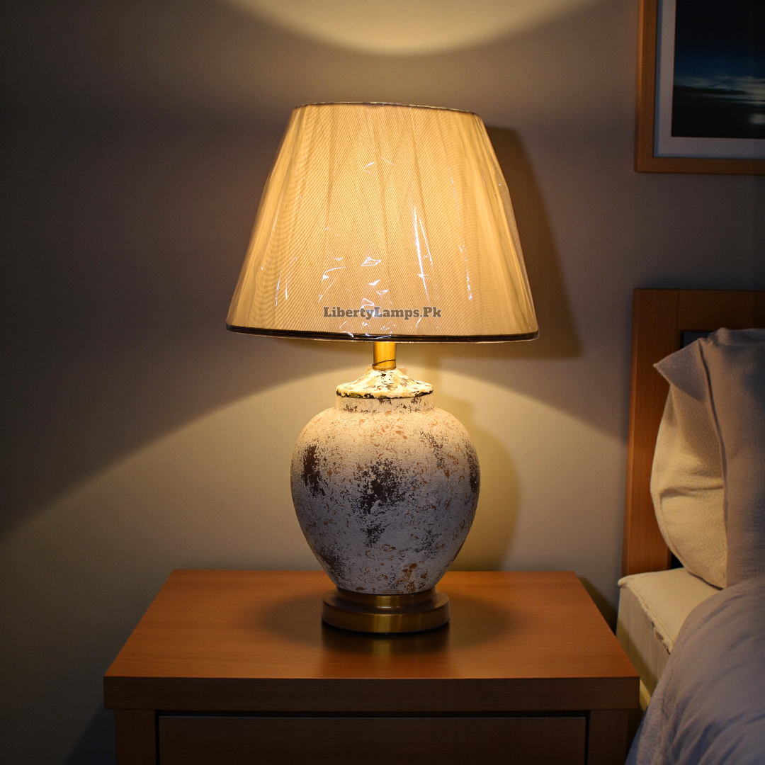 Terracotta Table Lamp (Pair)