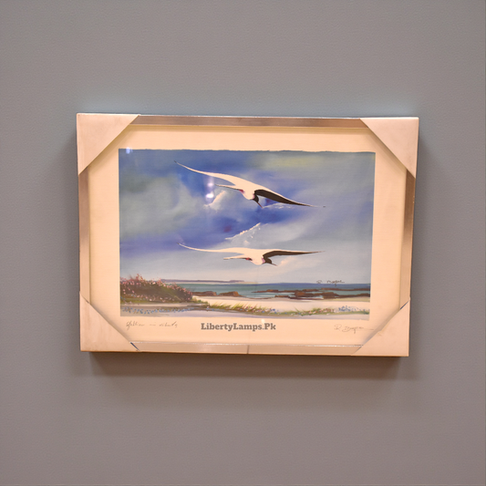 Nature’s Glow – Scenery in Wooden & Mirror Frame (Single)