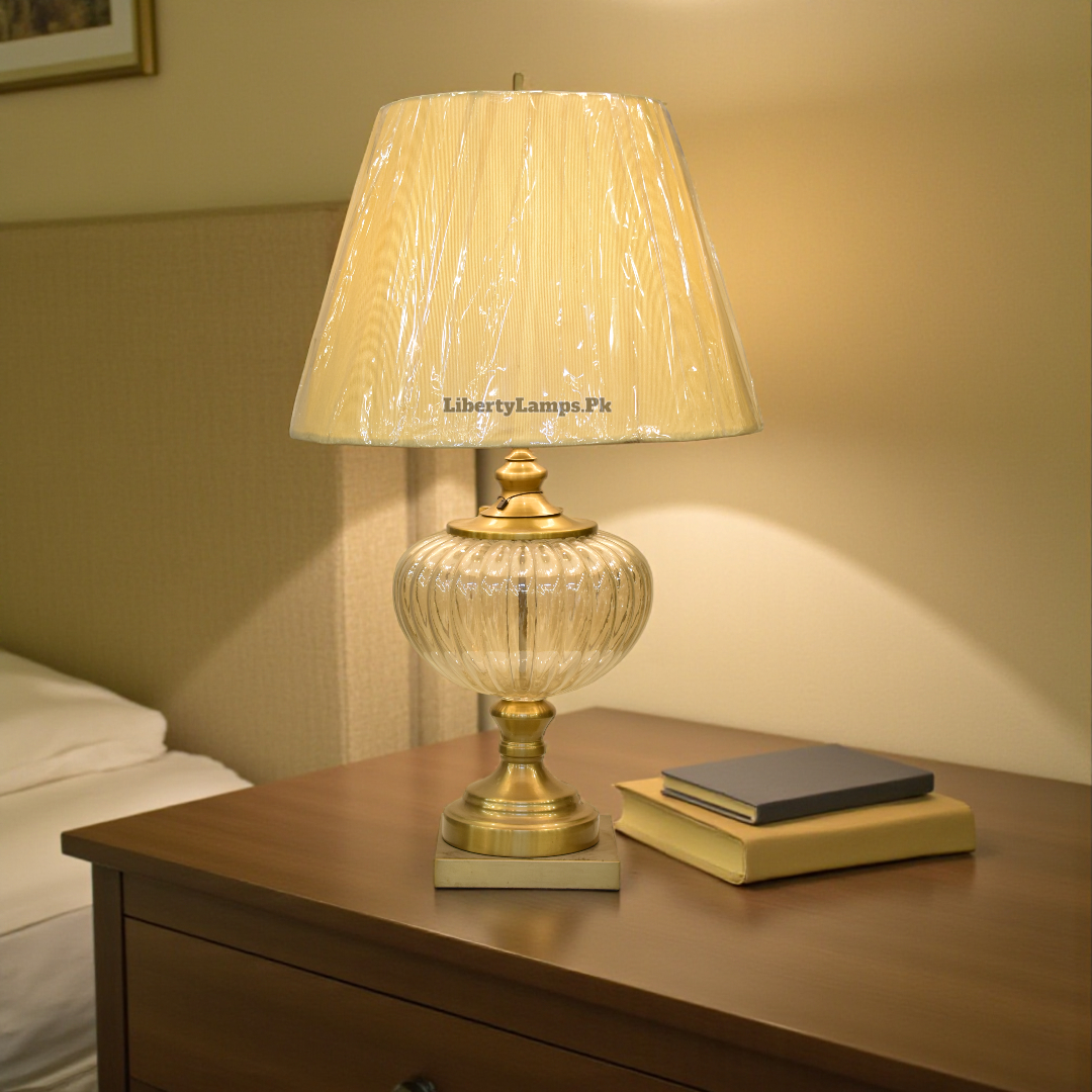 Pumping Glass Table Lamp (Pair)