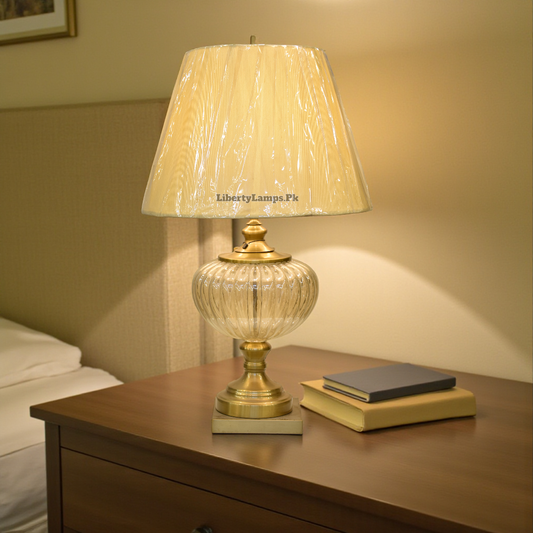Pumping Glass Table Lamp (Pair)