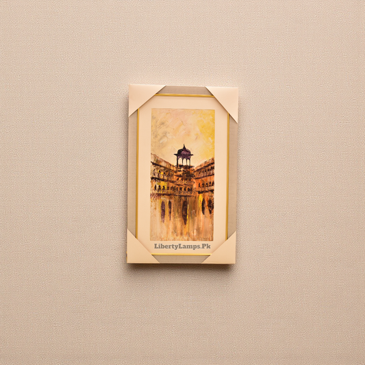 Old City Heritage Oil Painting on Canvas (Single)
