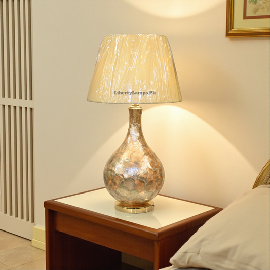 Mother of Pearl Double Light Table Lamp (Pair)
