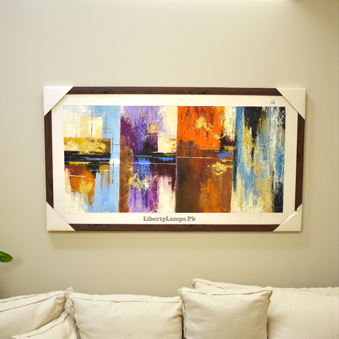 Abstract Oil Painting on Canvas (Single)