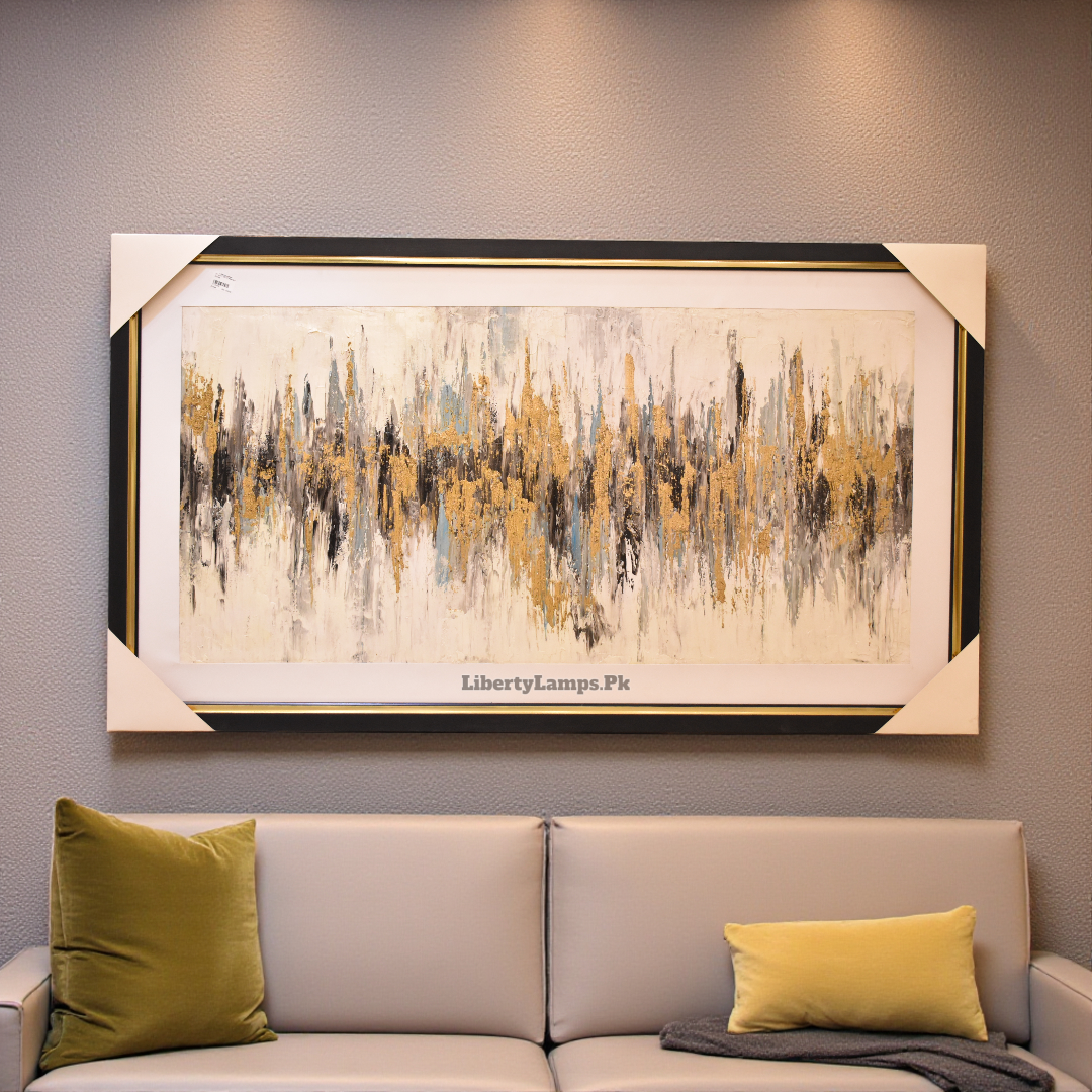 Celestial Flow – Abstract Oil Painting on Canvas (Single)