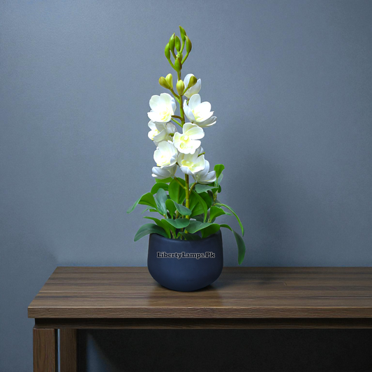 Golden Bloom – Fancy Flower Pot (Medium)