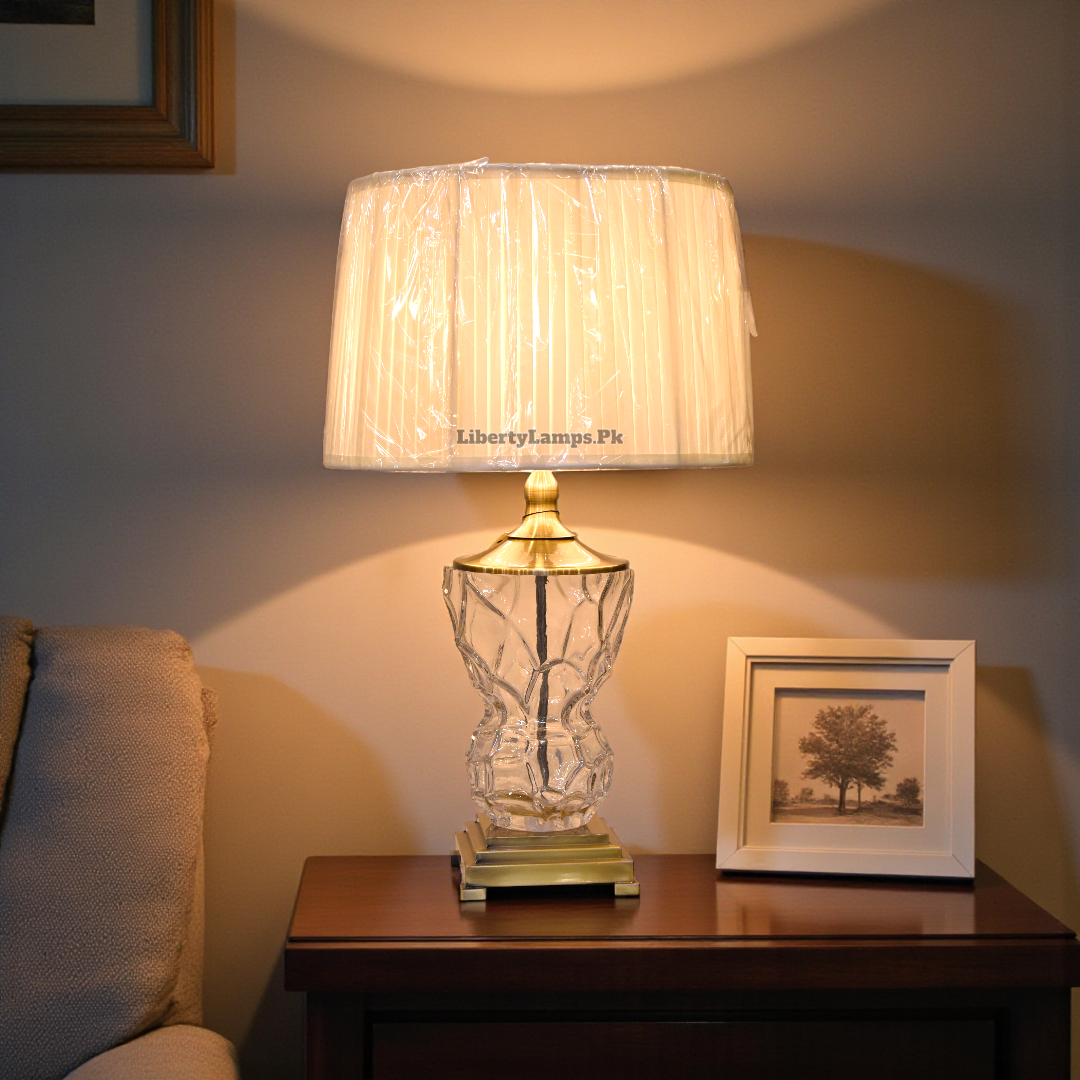 Aurora Shine – Glass Table Lamp (Pair)