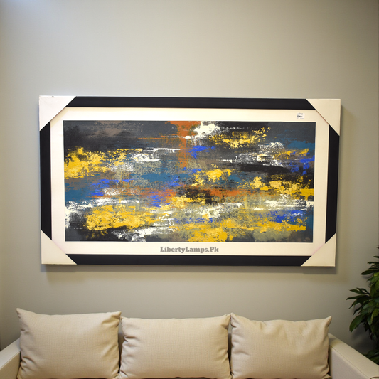 Abstract Oil Painting on Canvas (Single)