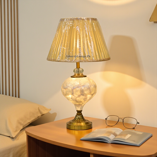 Mother of Pearl Double Light Table Lamp (Pair)