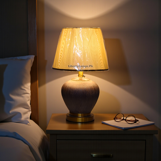 Terracotta Table Lamp (Pair)