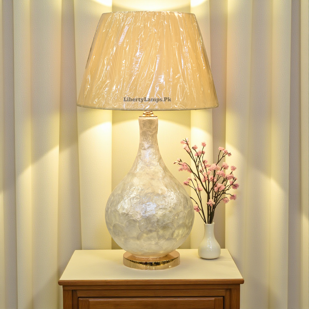 Mother of Pearl Double Light Table Lamp (Pair)