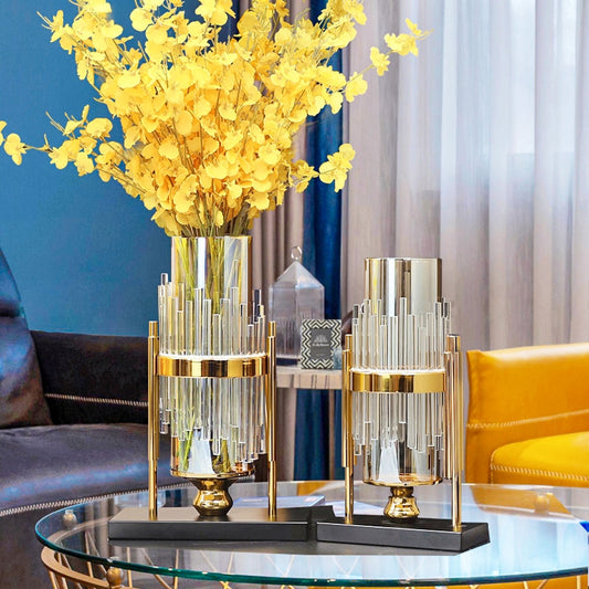 Crystal Flow™ – Transparent Modern Vase Flower Not Include (Single )