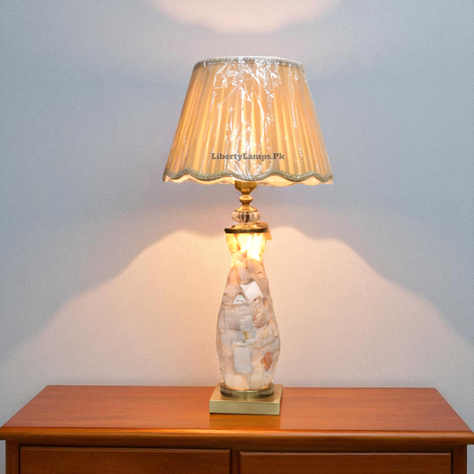 Mother of Pearl Radiance Double Light Table Lamp (Pair) ✨🌙💡