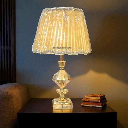 Crystal Glass Table Lamp (Pair)