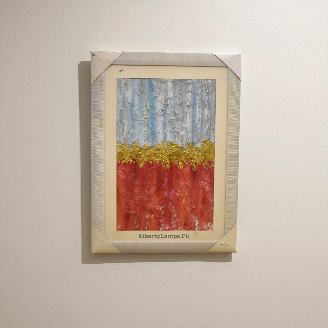 Dimensional Symphony 3D Abstract Oil Painting on Canvas (Single)